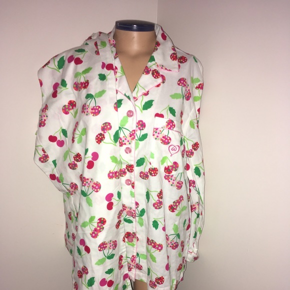 Victoria’s Secret Cherry 2pc Pajama Set Size Small - Picture 1 of 10